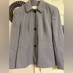 Striped Gray Pantsuit